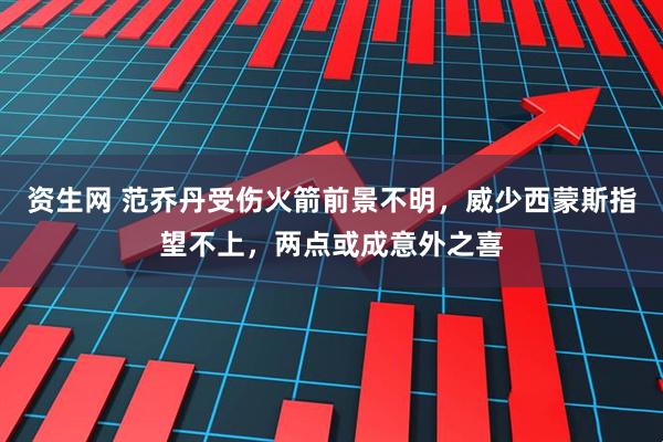 资生网 范乔丹受伤火箭前景不明,威少西蒙斯指望不上,两点或成意外之喜